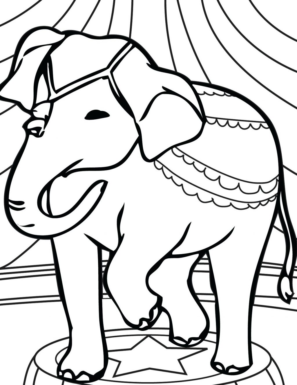 1024x1326 Coloring Pages ~ Elephant Coloring Pages Circus Ideas To Kids