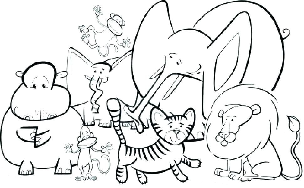 970x599 Free Printable Farm Animal Coloring Pages Jungle Animal Coloring