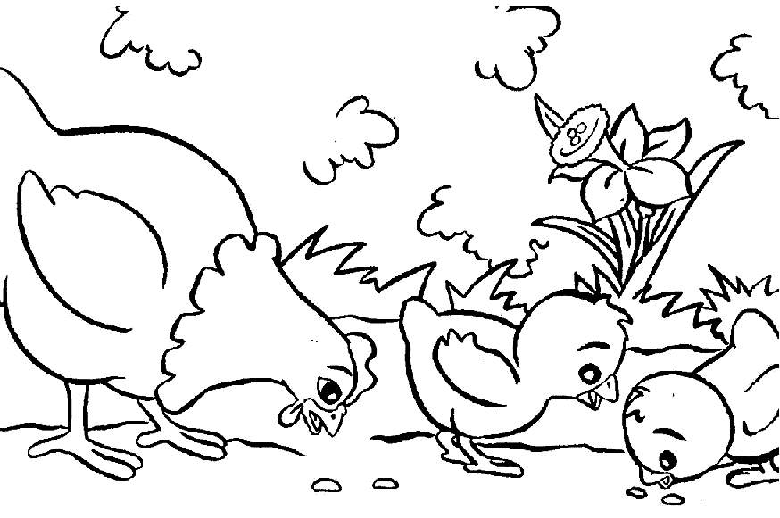 874x581 Coloring Pages For Kids Animals Free Coloring Pages Farm Animals