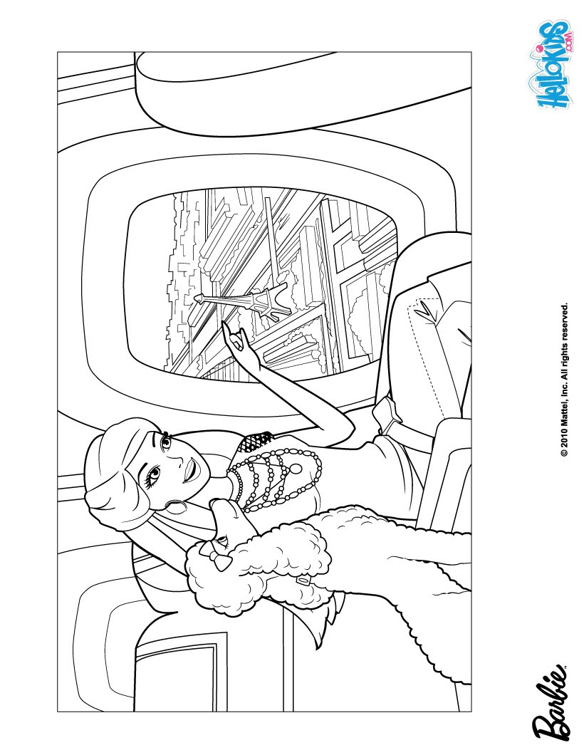 Printable Fashion Coloring Pages
