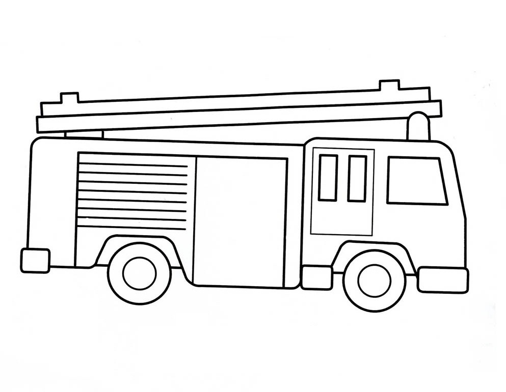 993x770 Fire Truck Coloring Pages Fresh Free Printable Fire Truck Coloring