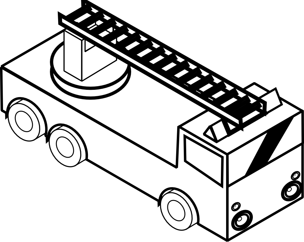 999x795 Free Printable Fire Truck Coloring Pages For Kids