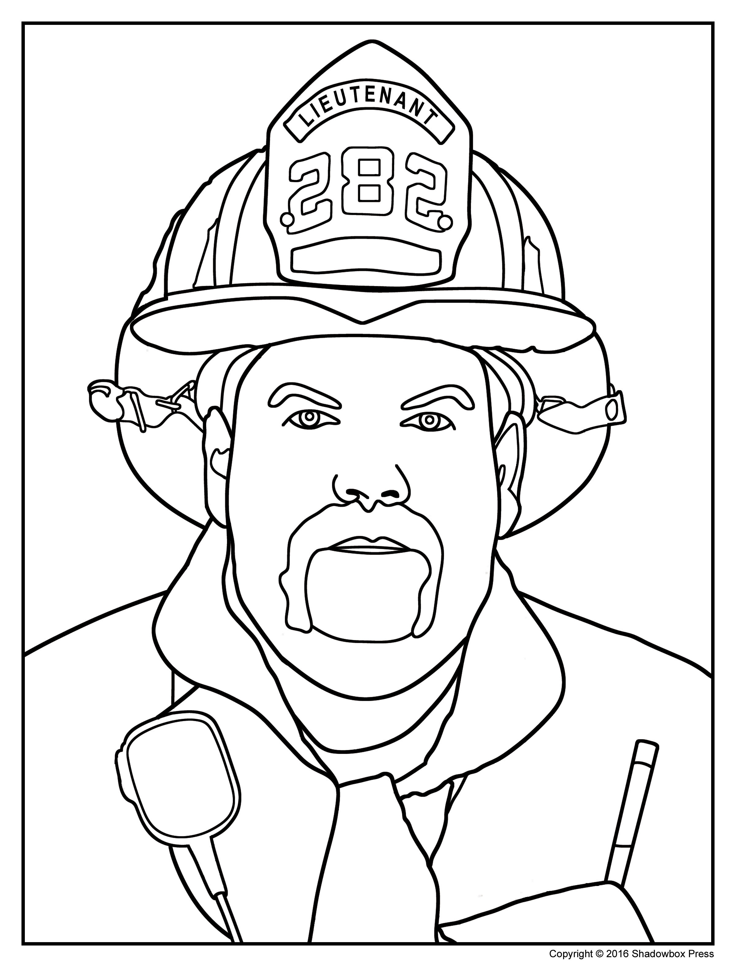 2400x3150 Firefighter Coloring Page Free Printable Pages Incredible