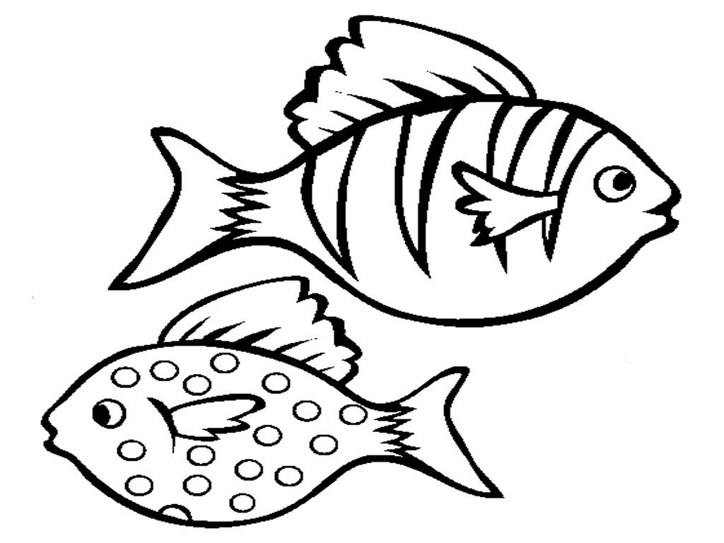 1024x768 Fishing Coloring Pages Fresh Free Printable Fish For Picturesque