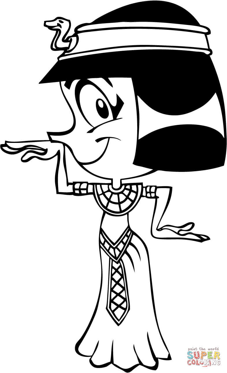 786x1287 Latest Egypt Flag Coloring Page Cleopatra Cari