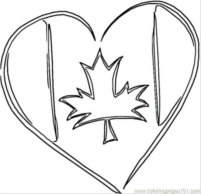 650x626 Printable Canadian Flag Coloring Page Flag Printable Flag