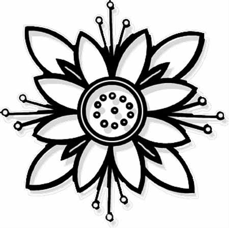 450x449 Coloring Book Pages Flower Coloring Pages Printable
