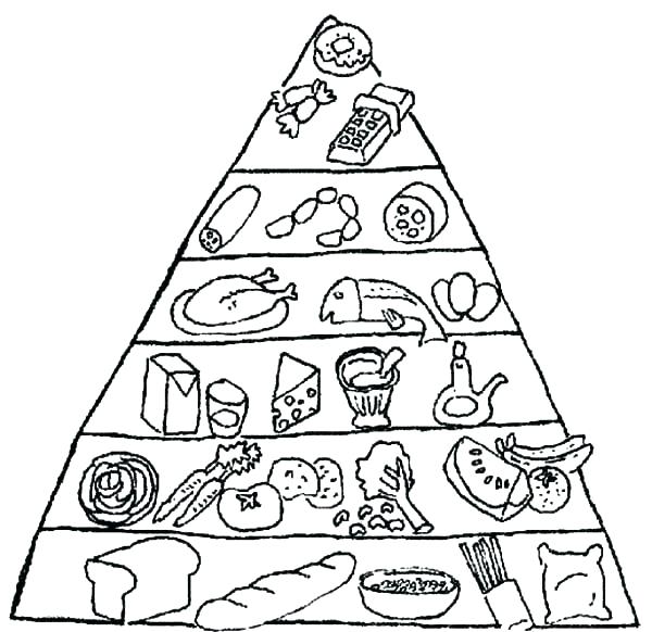 600x582 Food Chain Coloring Pages Printable Food Coloring Pages Coloring