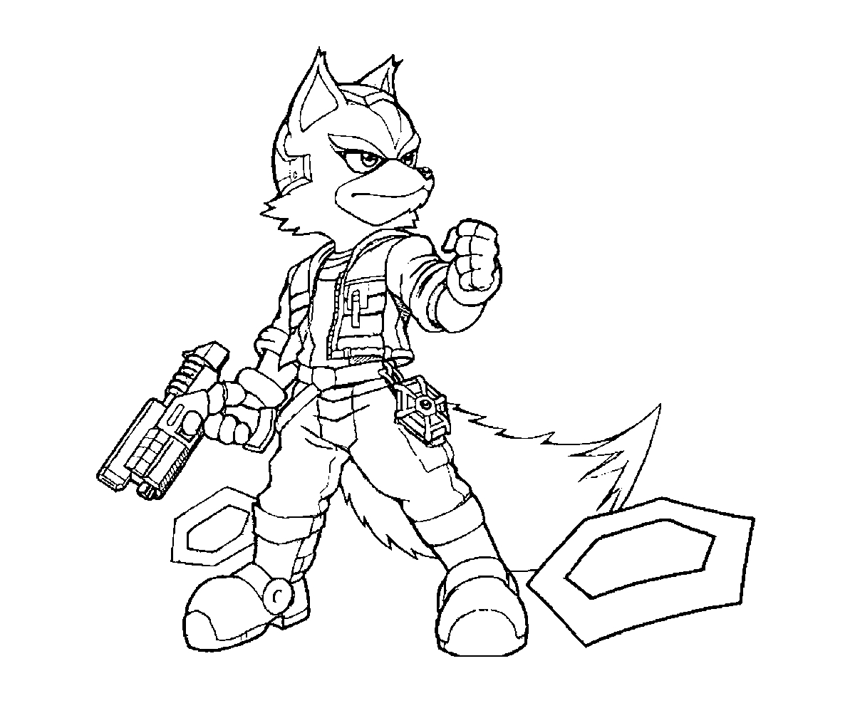 Printable Fox Coloring Pages