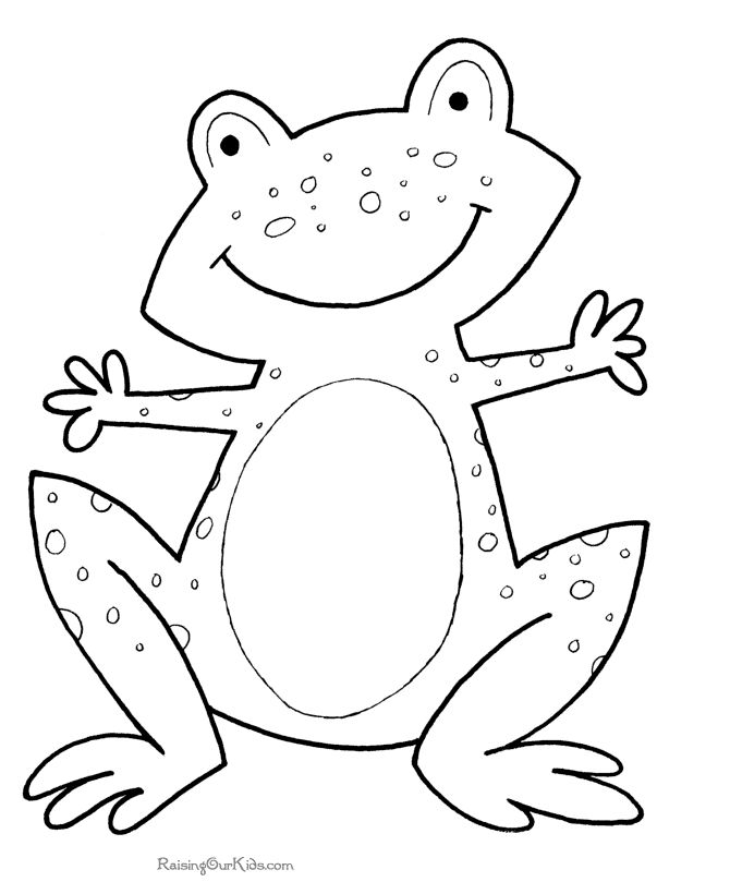 670x820 Free Printable Frog Coloring Pages