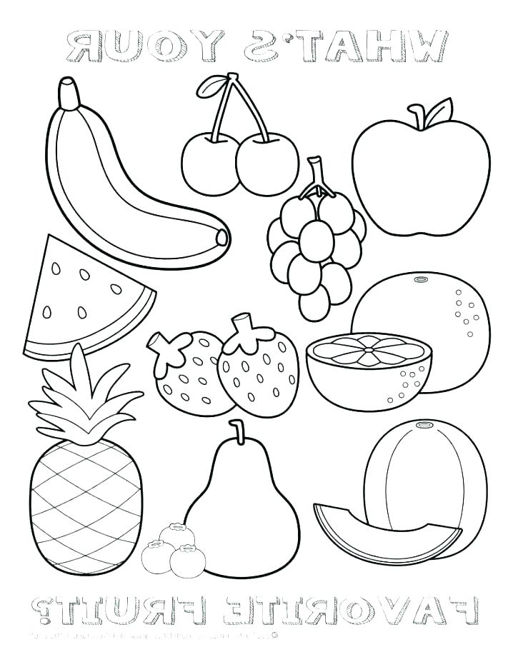 711x920 Fruit Color Pages Apple Tree Coloring Pages Printable