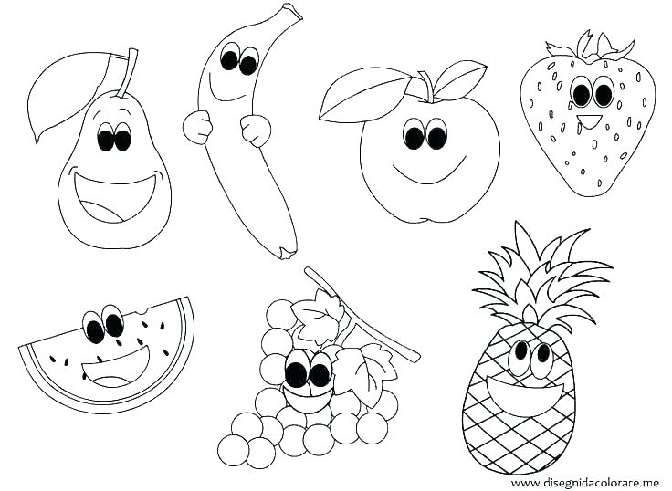 736x538 Fruit Coloring Pages Free Fruit Color Pages Coloring Pages