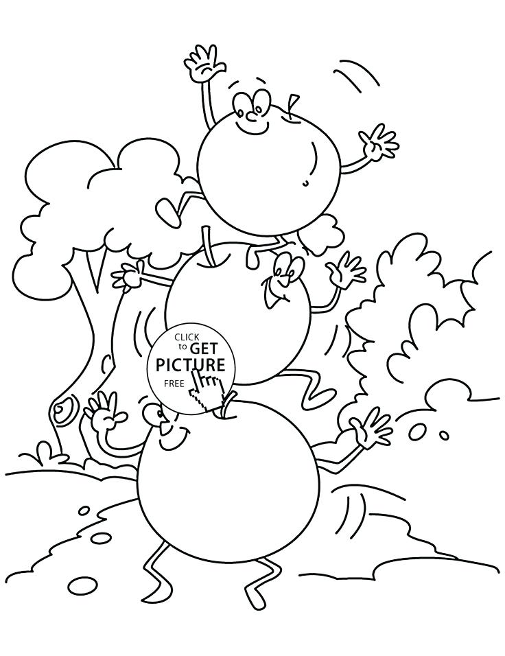 736x956 Printable Fruit Coloring Pages Cherry On The Cherry Fruit Coloring