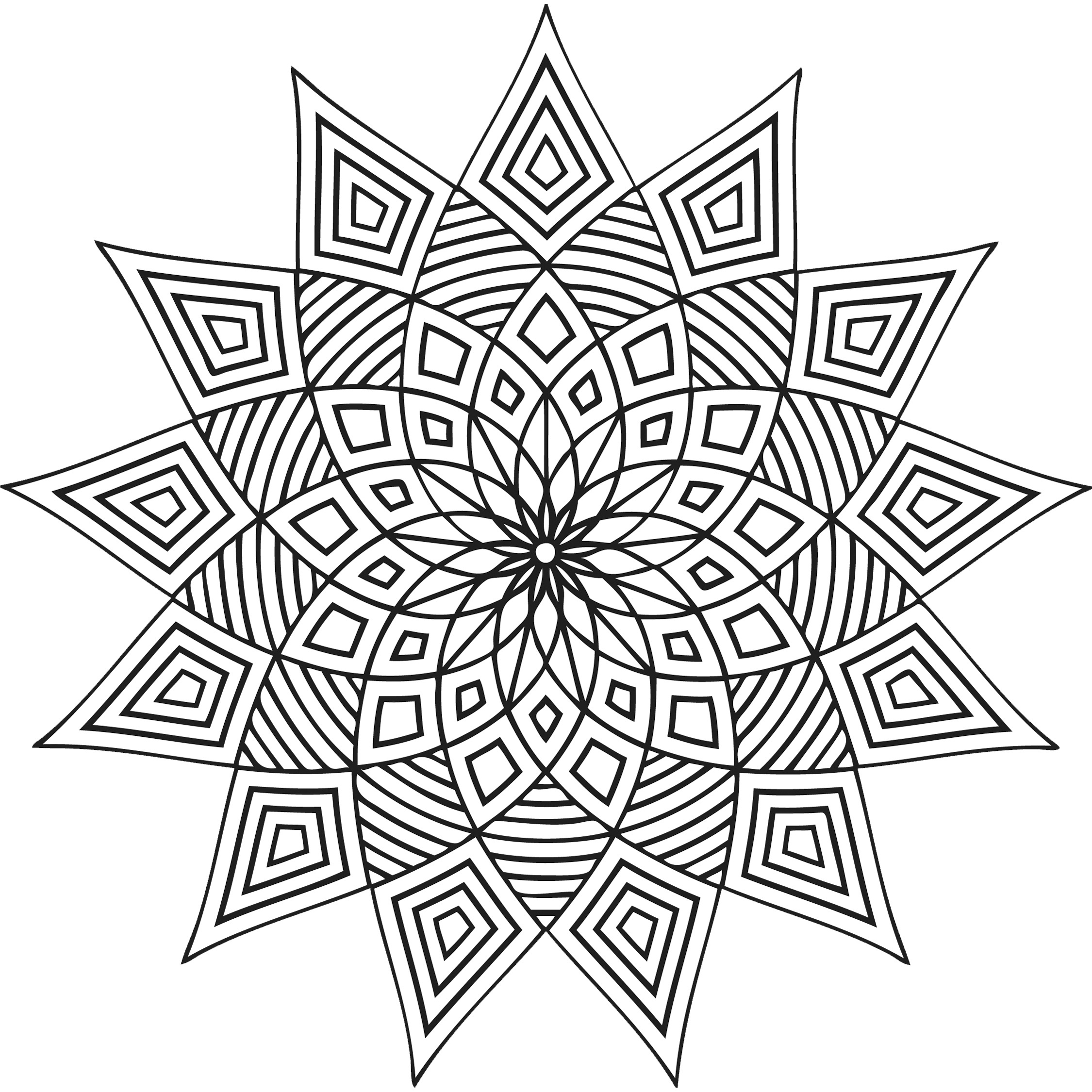 2250x2250 Geometric Coloring Pages Fresh Free Printable Geometric Coloring