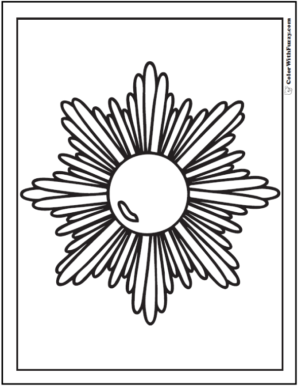 590x762 Printable Geometric Coloring Pages