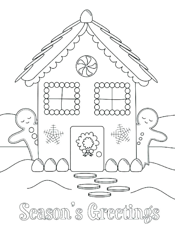 741x960 Gingerbread Coloring Pages Coloring Pages Of Gingerbread Houses