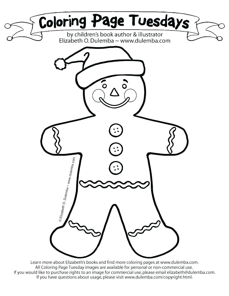 773x1000 Gingerbread Man Coloring Page Printable Best With Additional Pages