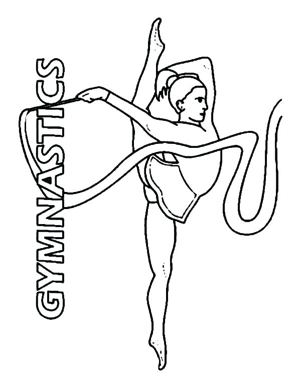 600x774 Gymnastics Coloring Pages Printable Gymnastics Coloring Gymnastics