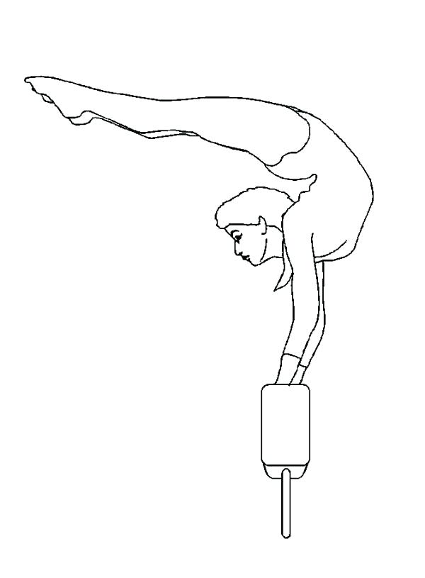 600x815 Gymnastics Coloring Pages Printable Gymnastics Coloring Pages