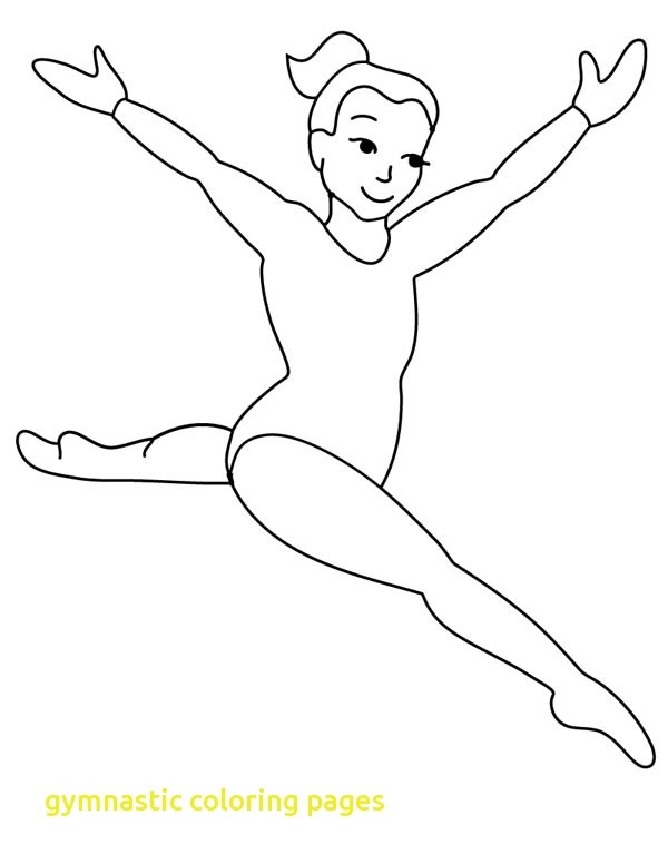 600x776 Gymnastics Coloring Pages Gymnastic Coloring Pages With Artistic