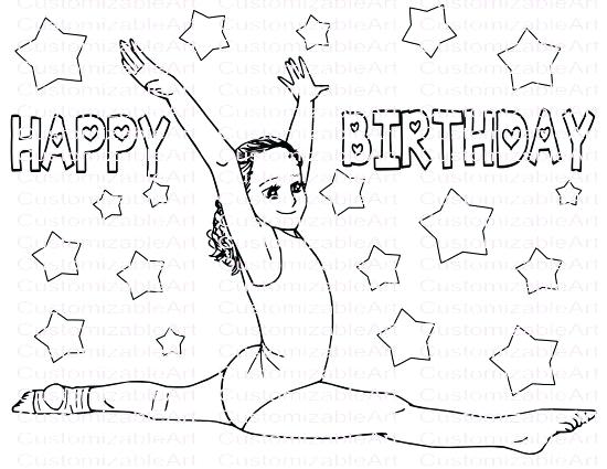 550x425 Printable Gymnastics Coloring Pages Girls Gymnastic Coloring Page