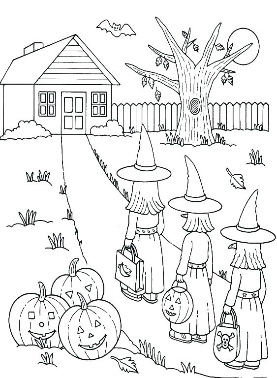 563x768 Ghost Halloween Coloring Pages Printable Ghost Coloring Pages