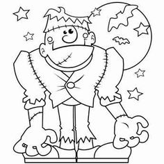 236x236 Halloween Coloring Printable Pages