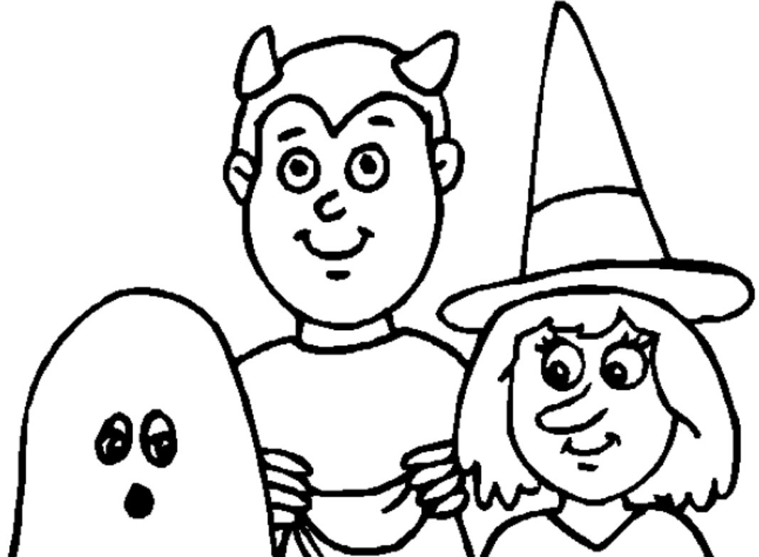 1067x783 Halloween Coloring Pages Printable The Sun Flower Pages