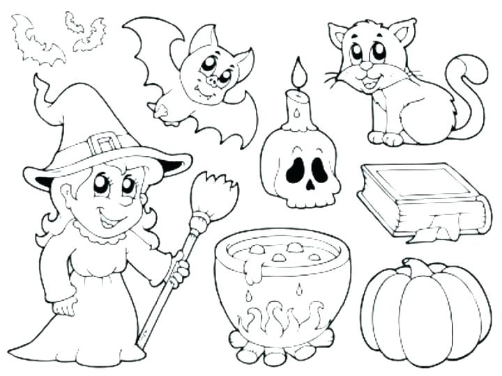 720x540 Halloween Coloring Pages For Children Yongtjun