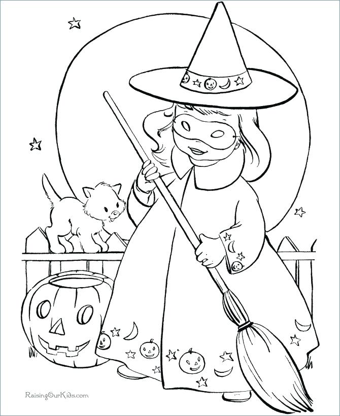 670x820 Printable Halloween Coloring Pages For Kids Coloring Ideas Pro