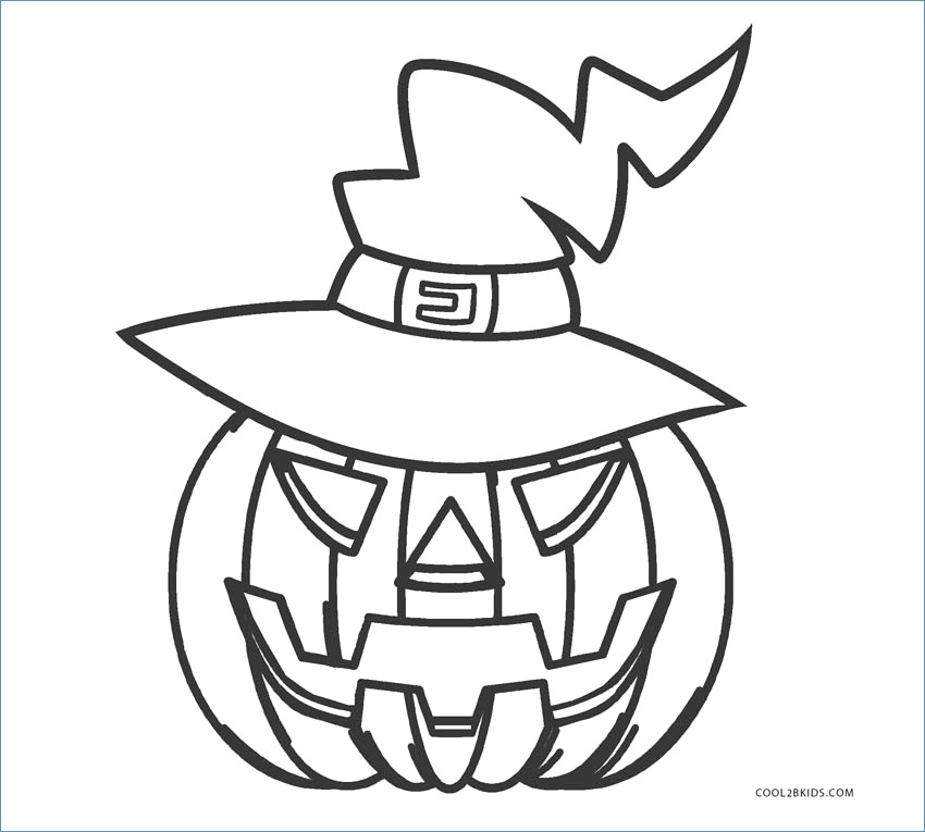 850x765 Halloween Pumpkin Coloring Pages To Print