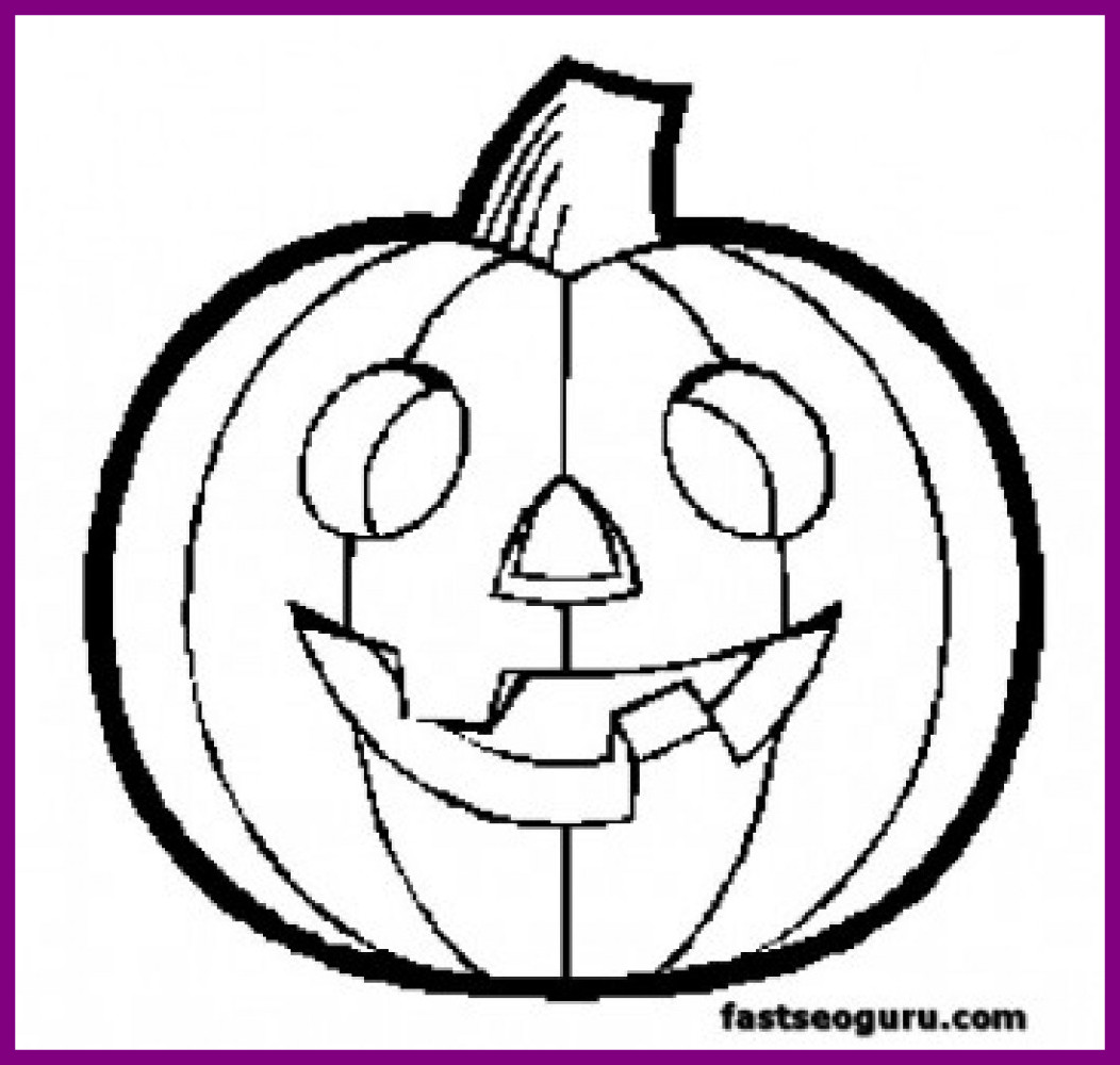1052x1000 Best Printable Halloween Pumpkin Coloring Pages Happy Picture