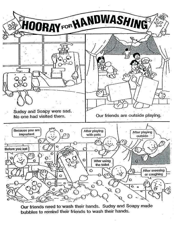 680x879 Hand Washing Coloring Pages Hand Washing Coloring Pages Hand