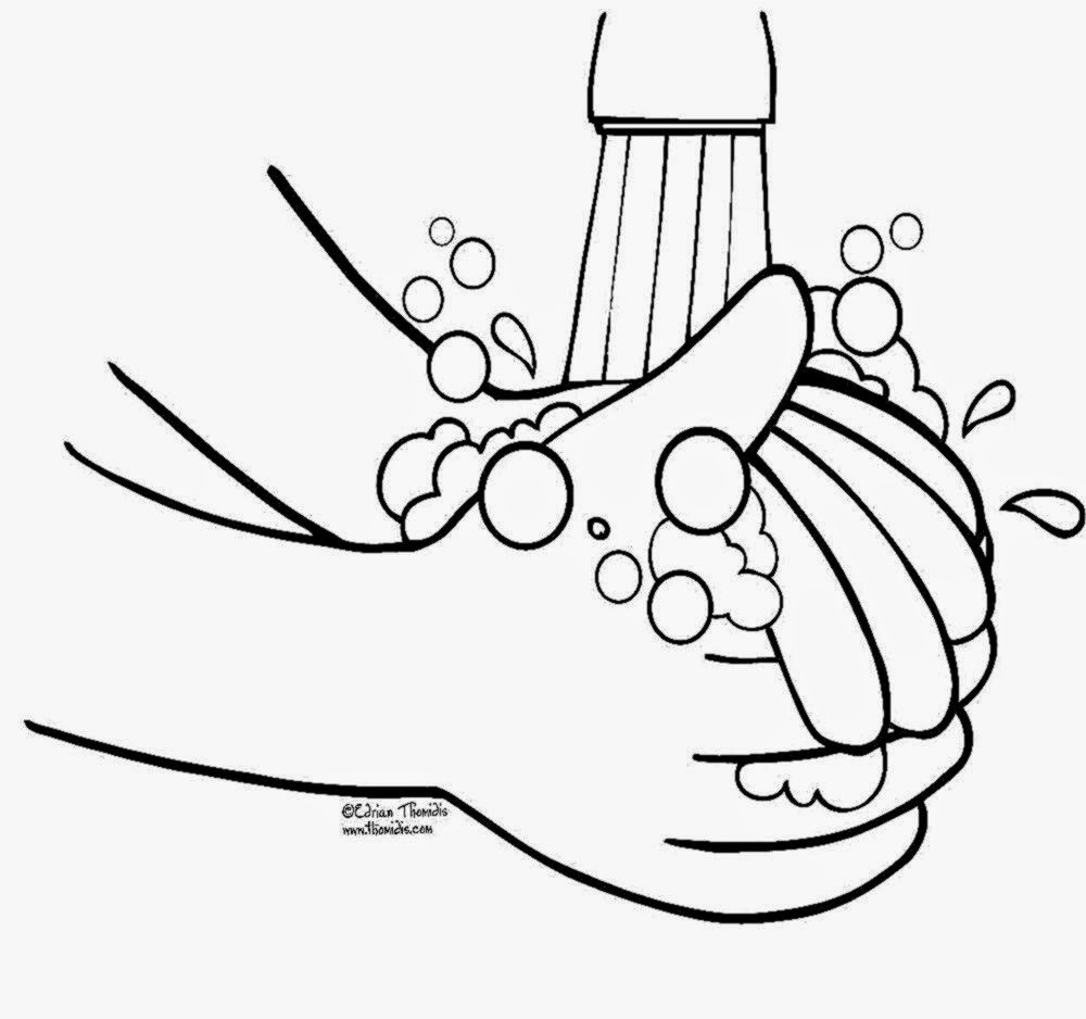 1000x938 Printable Hand Washing Coloring Pages Gallery 4 Pprintable Hand