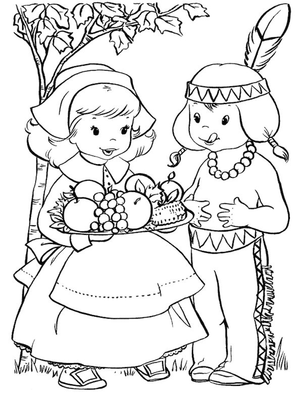 Printable Happy Thanksgiving Coloring Pages