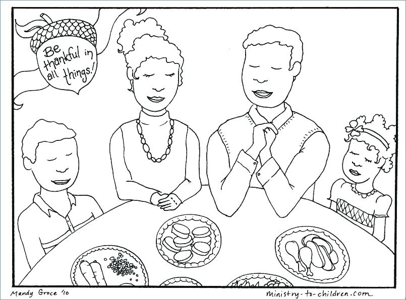 805x596 Thanksgiving Coloring Pages For Preschoolers