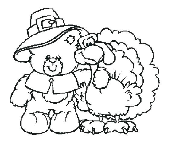 570x479 Turkey Printable Coloring Pages