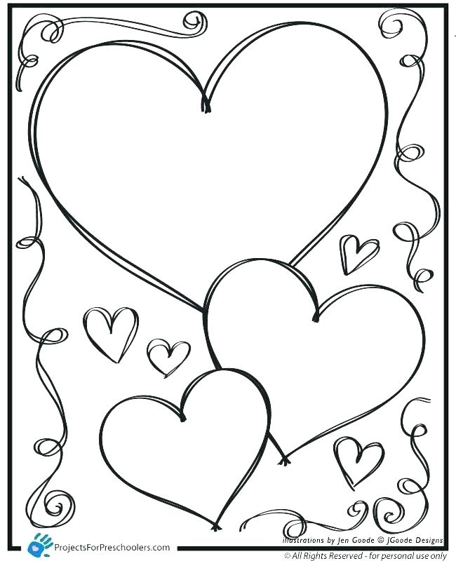 650x800 Coloring Page Of A Heart Heart Coloring Picture Heart Coloring