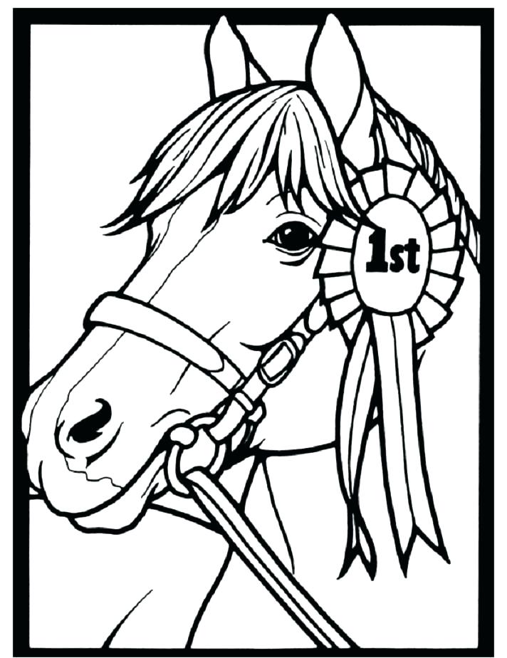 712x924 Coloring Pages Of Horses To Print Horse Coloring Pages Horse