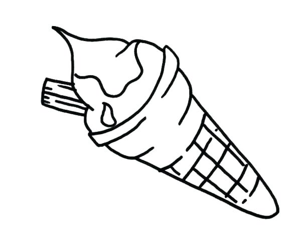 600x455 Ice Cream Cone Coloring Picture Free Printable Ice Cream Cone