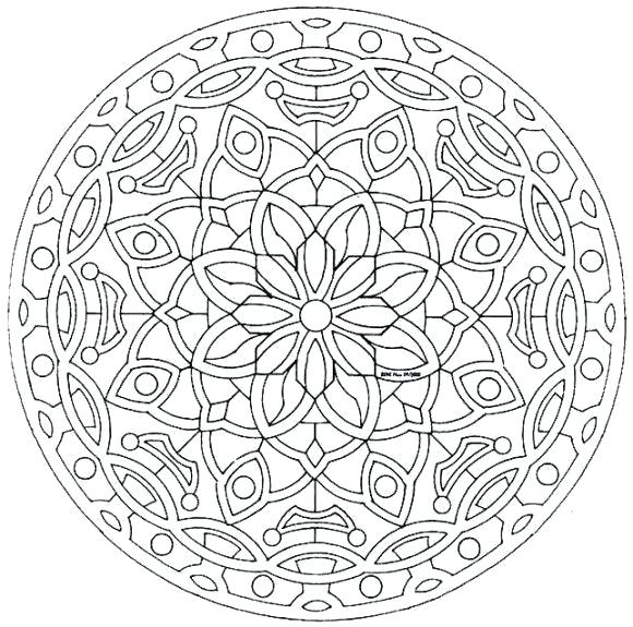 580x575 Kaleidoscope Coloring Pages Kaleidoscope Coloring Pages Concept