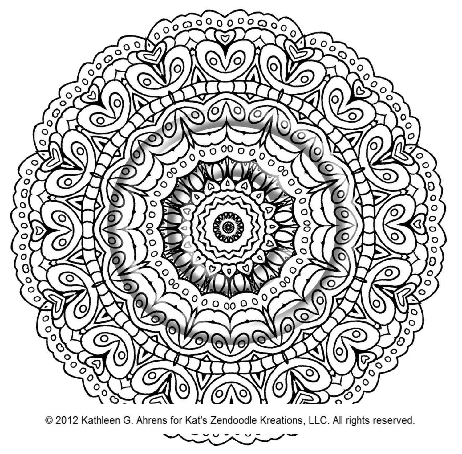 1500x1473 Printable Kaleidoscope Coloring Pages For Adults Gallery