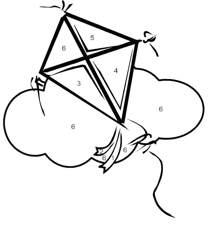 700x801 Free Printable Kites Coloring Pages