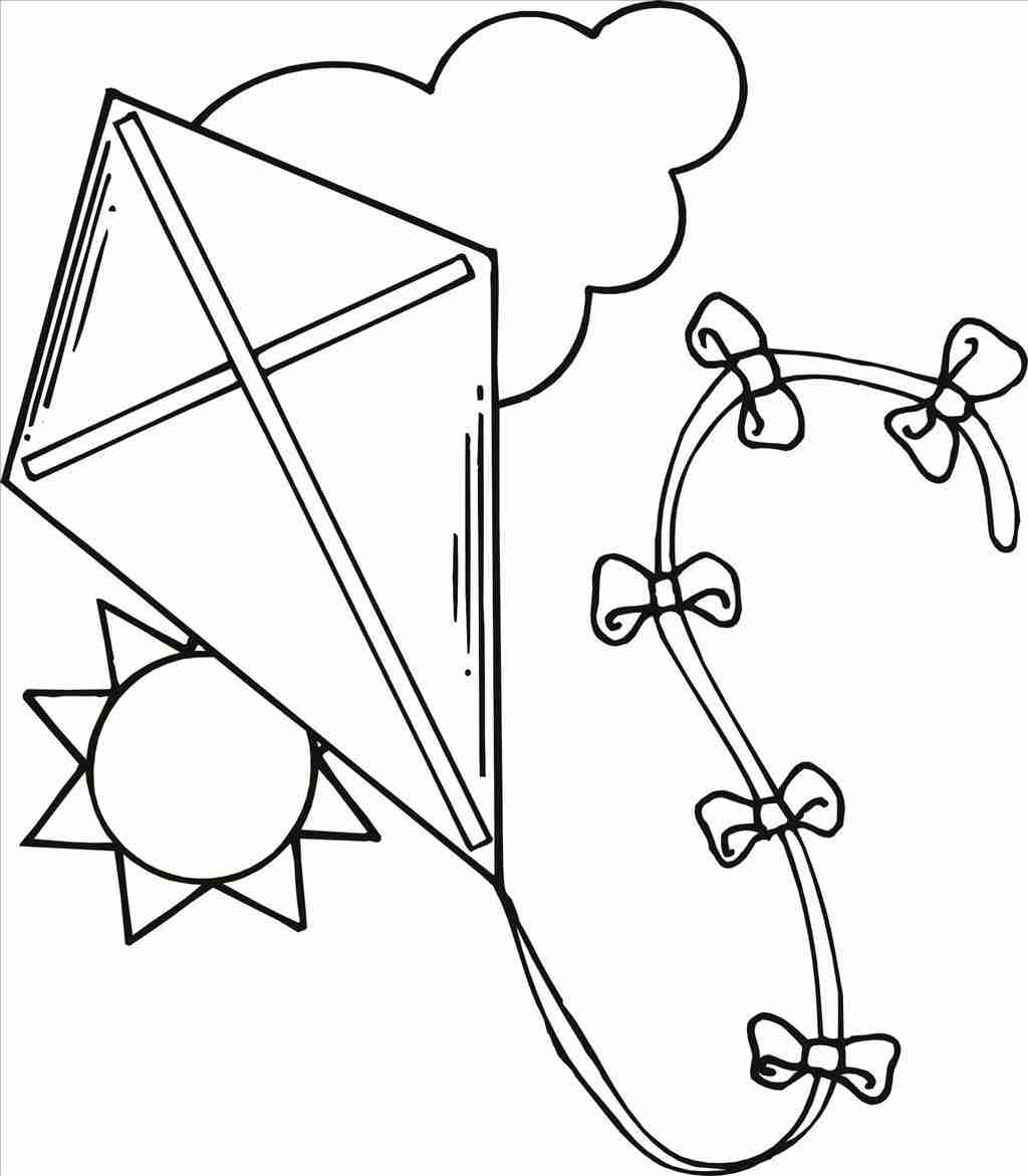 1024x1171 Free Printable Kite Coloring Pages For Kids Tearing Color Olegratiy