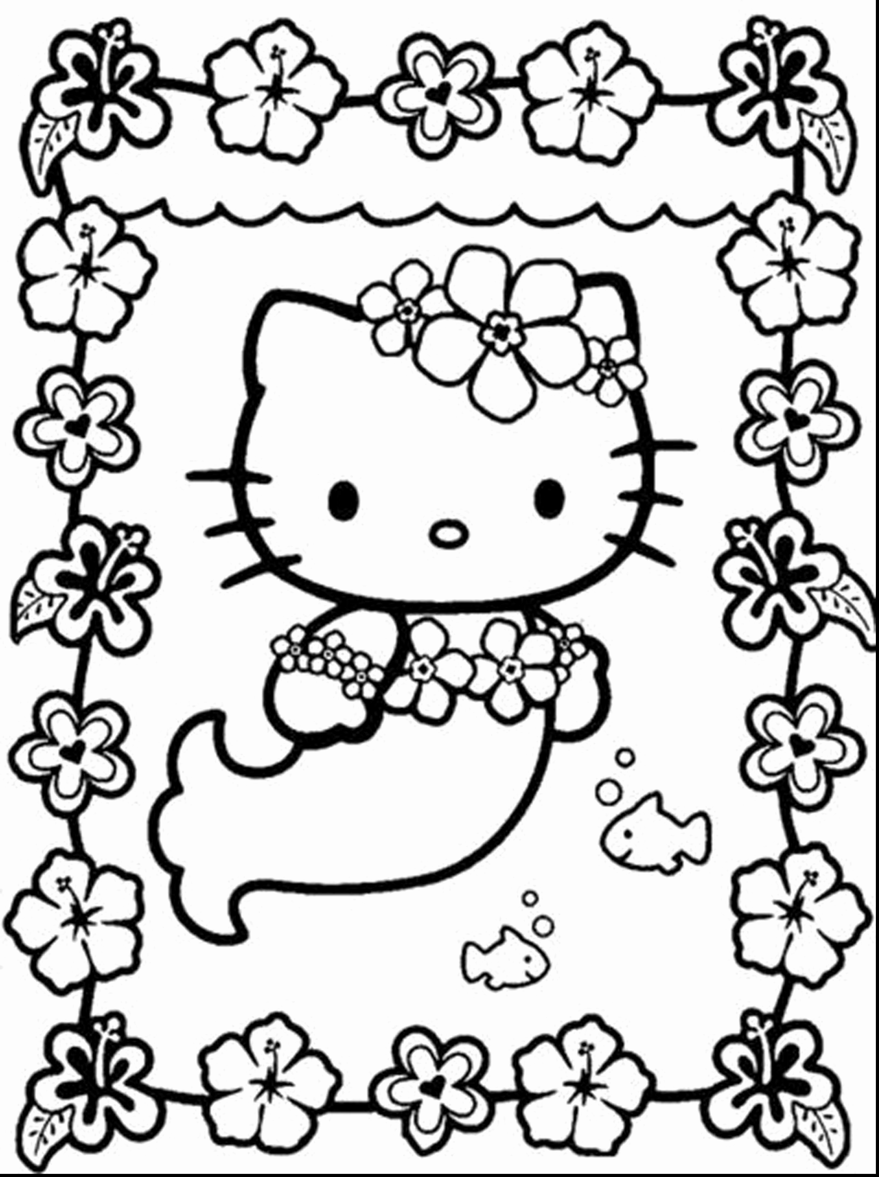 2805x3758 Hello Kitty Coloring Pages Free Printable Inspirational Stunning