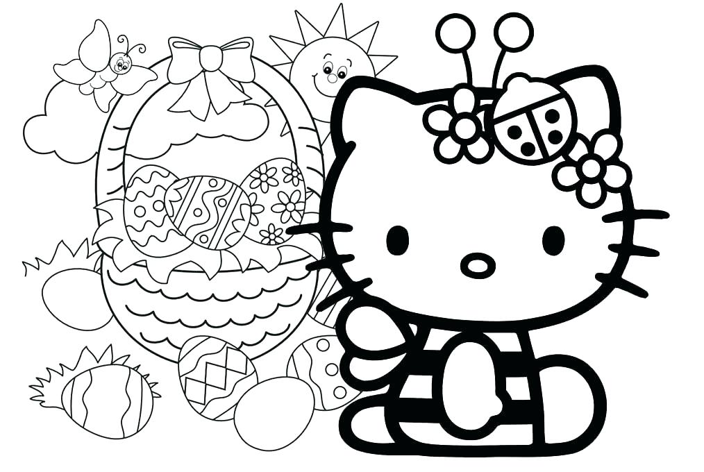 1014x680 Hello Kitty Coloring Books