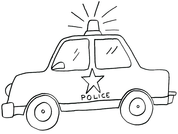 736x556 Police Car Coloring Page Police Car Coloring Page Police Car