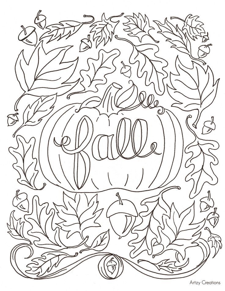 736x952 Free Printable Fall Coloring Pages Fall Color Pages Printable Free