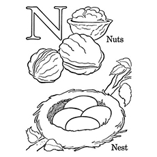 230x230 Top 10 Free Printable Letter N Coloring Pages Online