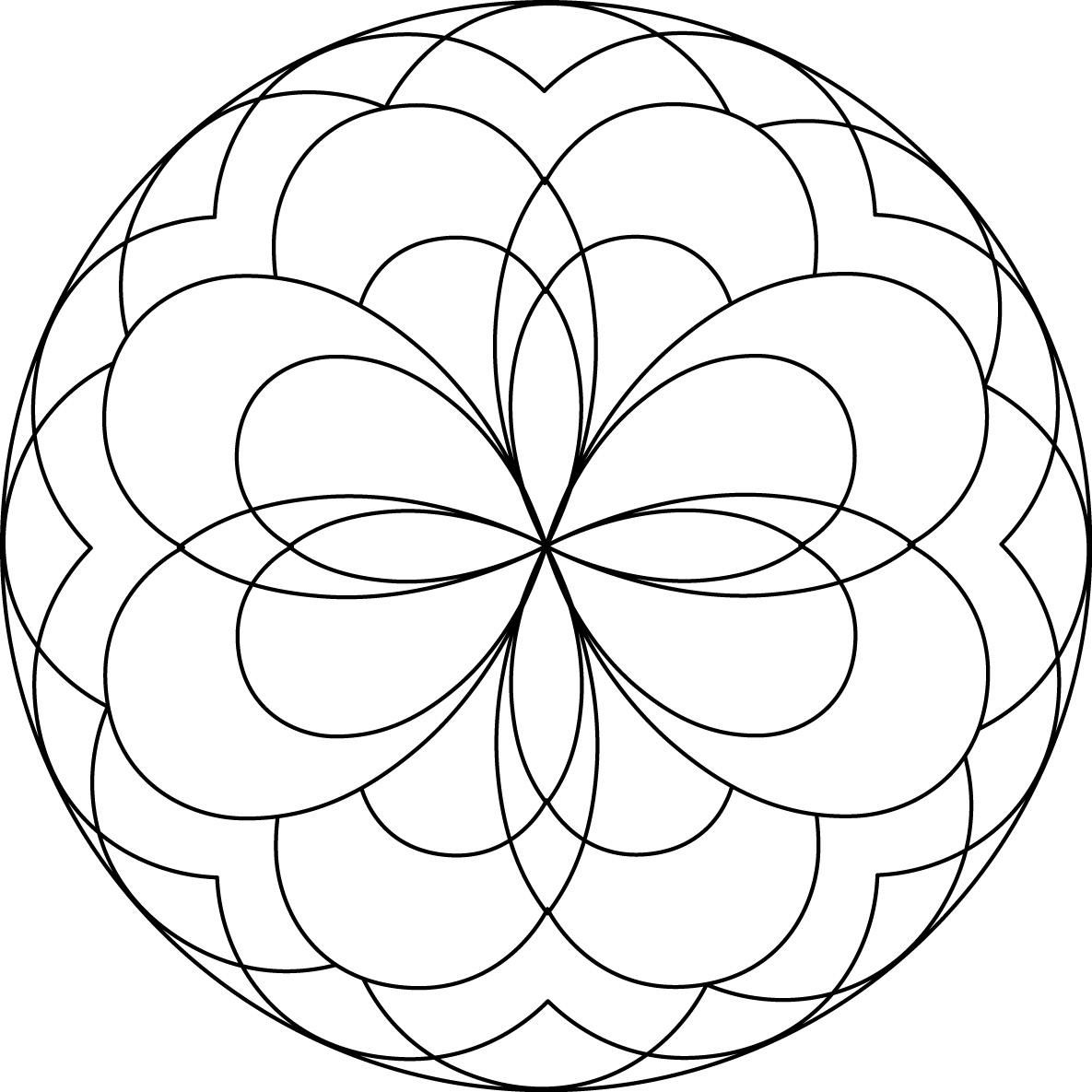 1185x1185 Mandala Coloring Pages For Preschoolers Coloring Pages 6th